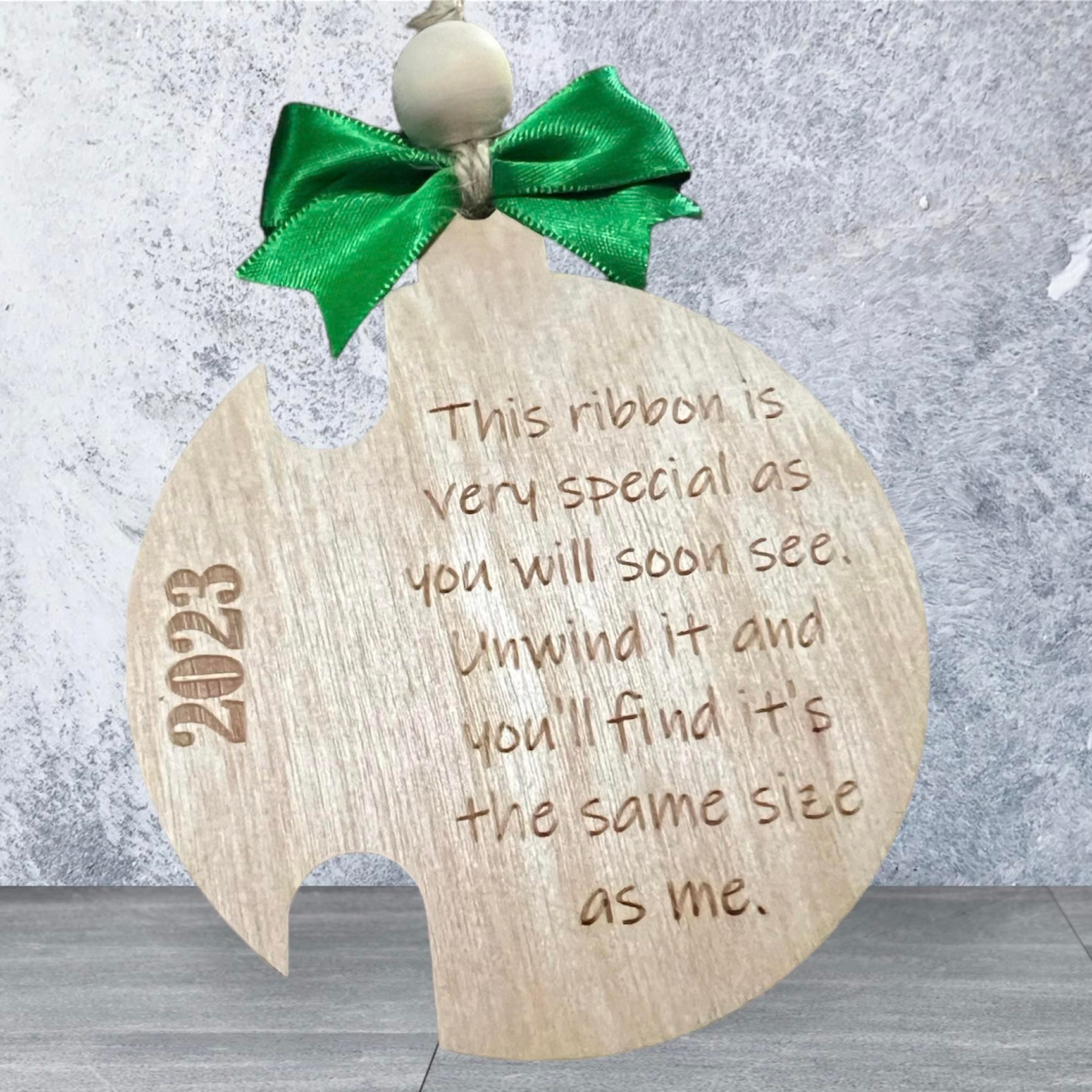 Height ornament, ribbon child's height ornament, Cut File, Laser Cut F –  OldTownTrends